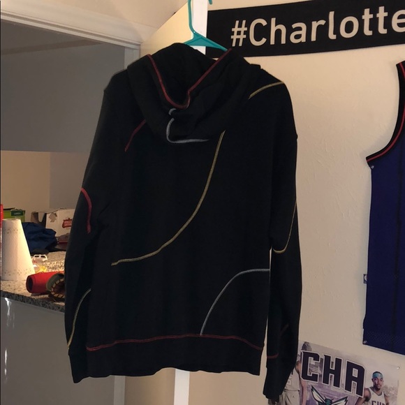 Nike Striped Hoodie - Size L - Picture 2 of 2